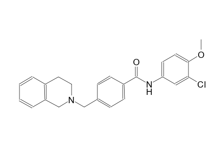 benzamide, N-(3-chloro-4-methoxyphenyl)-4-[(3,4-dihydro-2(1H)-isoquinolinyl)methyl]-