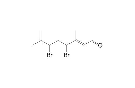 4,6-DIBROMO-3,7-DIMETHYLOCTA-2,7-DIENAL