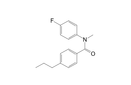 N-(4-Fluorophenyl)-N-methyl-4-propylbenzamide