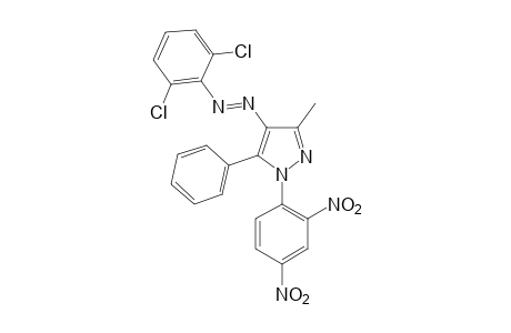 4-[(2,6-DICHLOROPHENYL)AZO]-1-(2,4-DINITROPHENYL)-3-METHYL-5-PHENYLPYRAZOLE
