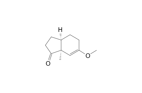 1H-Inden-1-one, 2,3,3a,4,5,7a-hexahydro-6-methoxy-7a-methyl-, cis-