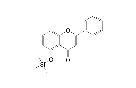 Flavone <5-hydroxy->, mono-TMS