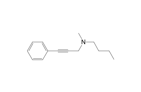 N-methyl-N-(3-phenylprop-2-yn-1-yl)butan-1-amine