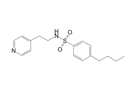 4-Butyl-N-[2-(4-pyridinyl)ethyl]benzenesulfonamide