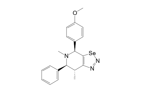 5,7-DIMETHYL-4-(4-METHOXYPHENYL)-6-PHENYL-4,5,6,7-TETRAHYDRO-3-SELENA-1,2,5-TRIAZAINDENE