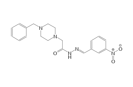 1-piperazineacetic acid, 4-(phenylmethyl)-, 2-[(E)-(3-nitrophenyl)methylidene]hydrazide