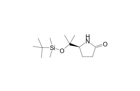 (S)-5-{1-[((tert-Butyl)dimethylsilyloxy]-1-methylethyl}-2-pyrrolidinone