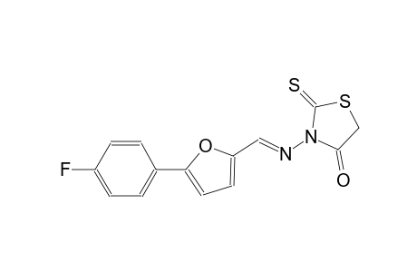 3-({(E)-[5-(4-fluorophenyl)-2-furyl]methylidene}amino)-2-thioxo-1,3-thiazolidin-4-one