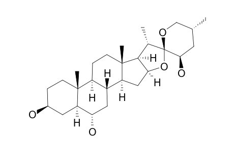 HISPIGENIN=(25S)-3-BETA,6-ALPHA,23-BETA-TRIHYDROXY-22-BETA-O-5-ALPHA-SPIROSTAN