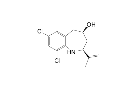7,9-Dichloro-cis-2-(prop-1-en-2-yl)-2,3,4,5-tetrahydro-1H-benzo[b]azepin-4-ol