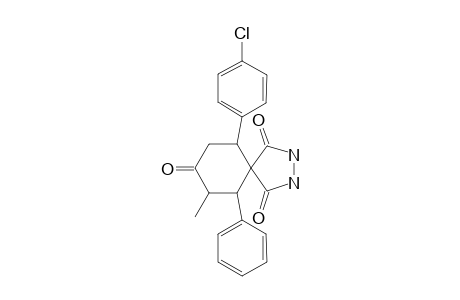 6-PHENYL-7-METHYL-10-(4-CHLOROPHENYL)-2,3-DIAZASPIRO-[4.5]-DECANE-1,4,8-TRIONE