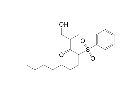4-(Phenylsulfonyl)-2-methyl-1-hydroxyundecan-3-one