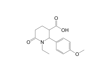 1-ethyl-2-(p-methoxyphenyl)-6-oxonipecotic acid