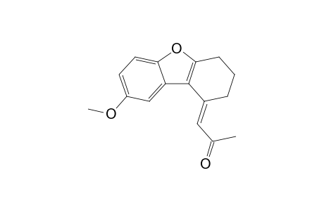 (E)-1-[8-methoxy-3,4-dihydrodibenzo[b,d]furan-1(2H)-ylidene]-propan-2-one