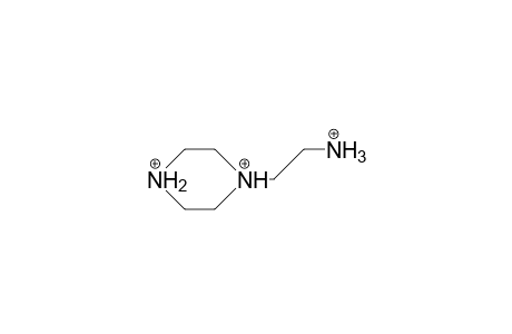 1-(2-Ammoniumethyl)-piperazonium trication