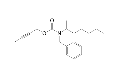 Carbonic acid, monoamide, N-benzyl-N-(2-heptyl)-, but-2-yn-1-yl ester