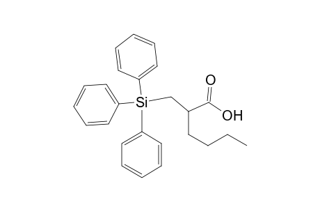 Hexanoic acid, 2-[(triphenylsilyl)methyl]-