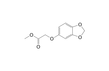 2-(1,3-benzodioxol-5-yloxy)acetic acid methyl ester
