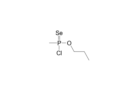 O-propyl methylphosphonochloridoselenoate