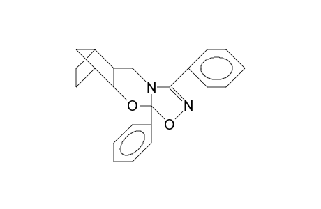 2-Phenyl-5,8-methano-2S,3,4aR, 5,6,7,8,8aS-octahydro-4H-1,3-benzoxazino(3,2-D)-3-phenyl-1,2,4-oxadiazoline