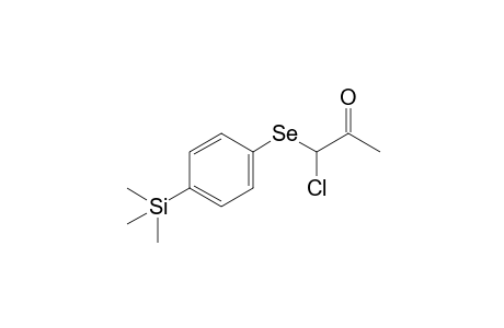 1-Chloranyl-1-(4-trimethylsilylphenyl)selanyl-propan-2-one