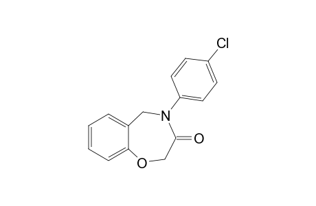 4-(4-Chlorophenyl)-4,5-dihydro-1,4-benzoxazepin-3(2H)-one