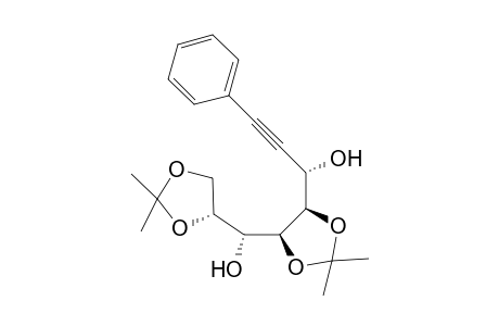syn-1,2-Dideoxy-4,5:7,8-bis-O-(1-methylethylidene)-1-phenyl-D-glycero-D-galacto-oct-1-ynitol