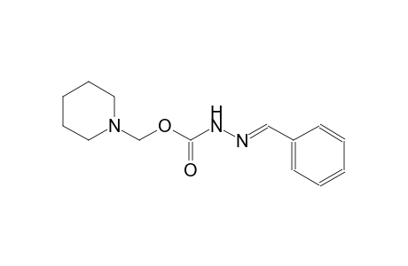 1-piperidinylmethyl (2E)-2-benzylidenehydrazinecarboxylate