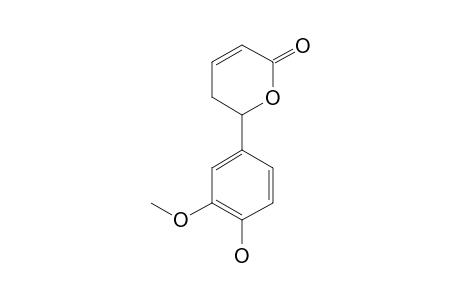 6-(4-HYDROXY-3-METHOXYPHENYL)-5,6-DIHYDROPYRAN-2-ONE