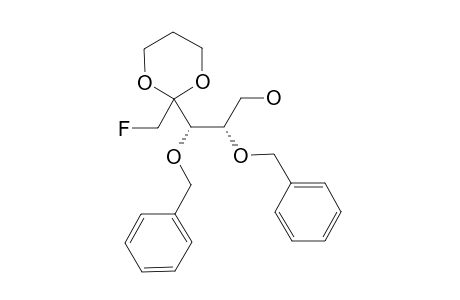 1-DEOXY-1-FLUORO-2-(1,3-DIOXANE)-3,4-DI-O-BENZYL-D-XYLULOSE