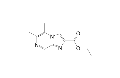 2-ETHOXYCARBONYL-5,6-DIMETHYLIMIDAZO-[1,2-A]-PYRAZINE