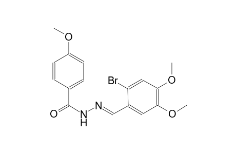 N'-[(E)-(2-bromo-4,5-dimethoxyphenyl)methylidene]-4-methoxybenzohydrazide