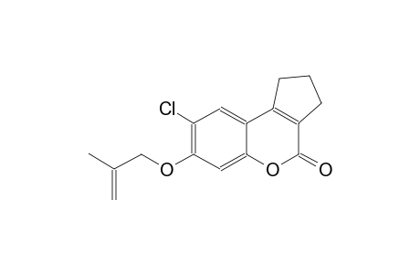 8-chloro-7-[(2-methyl-2-propenyl)oxy]-2,3-dihydrocyclopenta[c]chromen-4(1H)-one