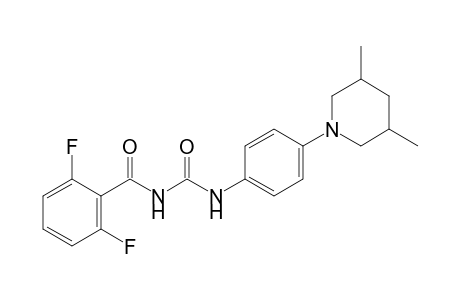 Benzamide, N-[[[4-(3,5-dimethyl-1-piperidinyl)phenyl]amino]carbonyl]-2,6-difluoro-