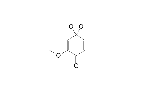 2,5-Cyclohexadien-1-one, 2,4,4-trimethoxy-