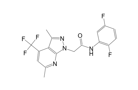 1H-pyrazolo[3,4-b]pyridine-1-acetamide, N-(2,5-difluorophenyl)-3,6-dimethyl-4-(trifluoromethyl)-