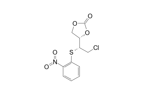 ERYTHRO-4-(1-CHLORO-2-ORTO-NITROPHENYLTHIOETHYL)-1,3-DIOXOLAN-2-ONE