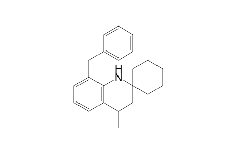 4-Methyl-8-(phenylmethyl)spiro[3,4-dihydro-1H-quinoline-2,1'-cyclohexane]