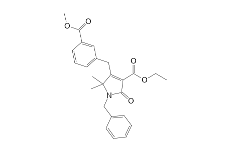 1-Benzyl-4-(3-methoxycarbonylbenzyl)-5,5-dimethyl-2-oxo-2,5-dihydro-1H-pyrrole-3-carboxylic acid ethyl ester