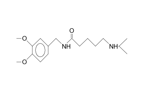 5-Isopropylamino-N-(3,4-dimethoxy-benzyl)-pentanamide