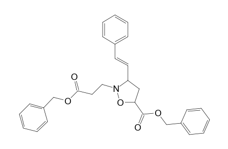 2-(2'-Benzyloxycarbonylethyl)-3-styryl-5-benzyloxycarbonylisoxazolidine