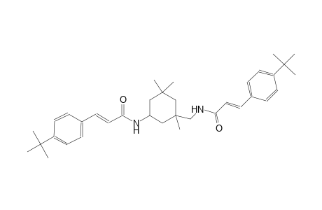 (2E)-3-(4-tert-butylphenyl)-N-[3-({[(2E)-3-(4-tert-butylphenyl)-2-propenoyl]amino}methyl)-3,5,5-trimethylcyclohexyl]-2-propenamide