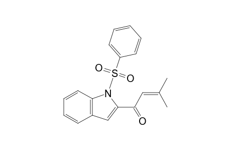 1-(1-besylindol-2-yl)-3-methyl-but-2-en-1-one