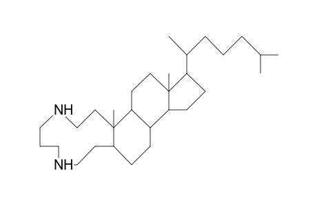 16,20-Diaza-9,13-dimethyl-8-(1,5-dimethyl-hexyl)-tetracyclo(11.9.0.0/4,12/.0/5,9/)docosane