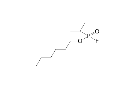 Hexyl isopropylphosphonofluoridoate