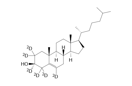 (3S,8S,9S,10R,13R,14S,17R)-2,2,3,4,4,6-hexadeuterio-10,13-dimethyl-17-[(2R)-6-methylheptan-2-yl]-1,7,8,9,11,12,14,15,16,17-decahydrocyclopenta[a]phenanthren-3-ol