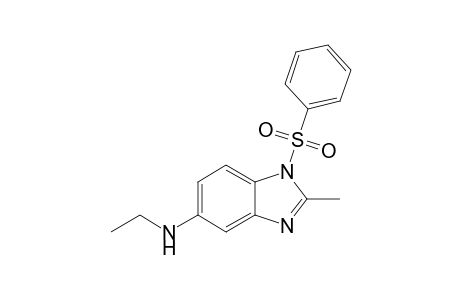 N-ethyl-2-methyl-1-(phenylsulfonyl)-1H-benzimidazol-5-amine