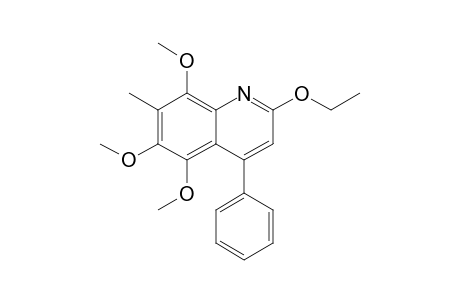 2-Ethoxy-5,6,8-trimethoxy-7-methyl-4-phenylquinoline