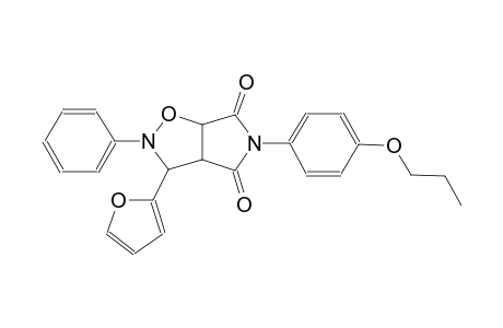 3-(2-furyl)-2-phenyl-5-(4-propoxyphenyl)dihydro-2H-pyrrolo[3,4-d]isoxazole-4,6(3H,5H)-dione