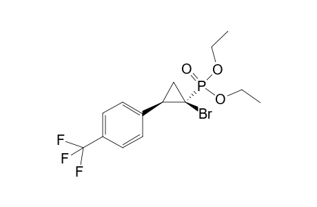 trans - diethyl 1-bromo-2-(4-(trifluoromethyl)phenyl)cyclopropylphosphonate